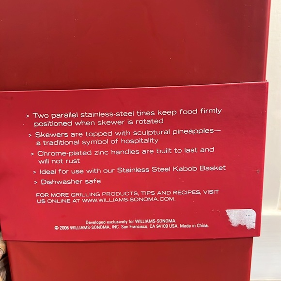 Williams-Sonoma Skewers 🍍 - Picture 4 of 5